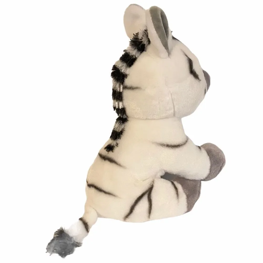 TY Stripes Velvety White‎ Zebra Plus Toy